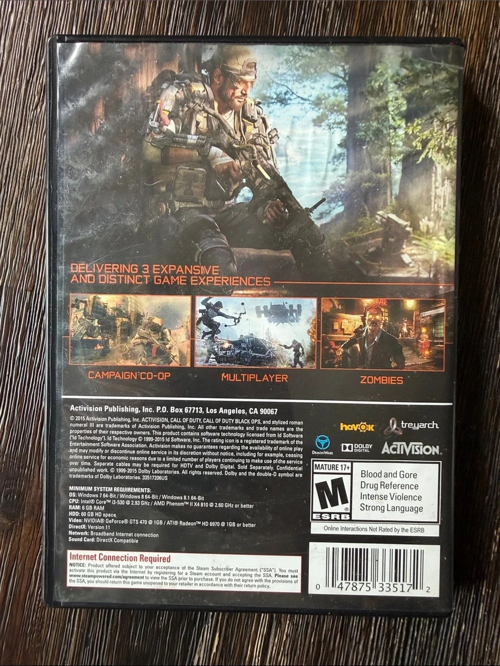 Call of Duty: Black Ops III PC Game - - 2015